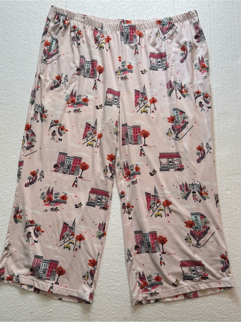Kate Spade City Print 2-pc Pajama Set Women's 3XL - Picture 3 of 7